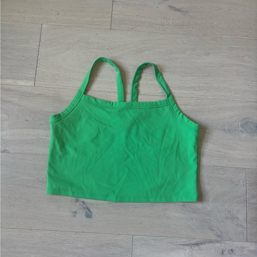 Wild Fable Green Sleeveless Crop Tank Top